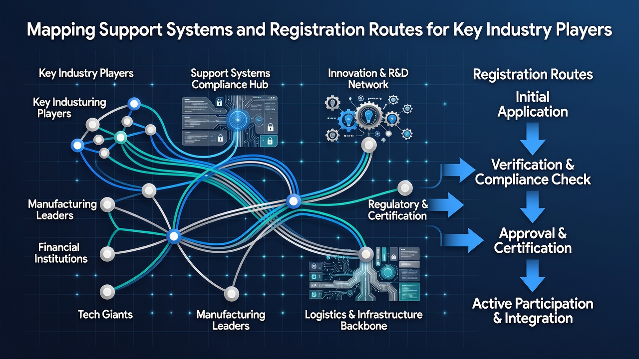 Flowchart showing player registration steps and verification checkpoints used by gaming operators