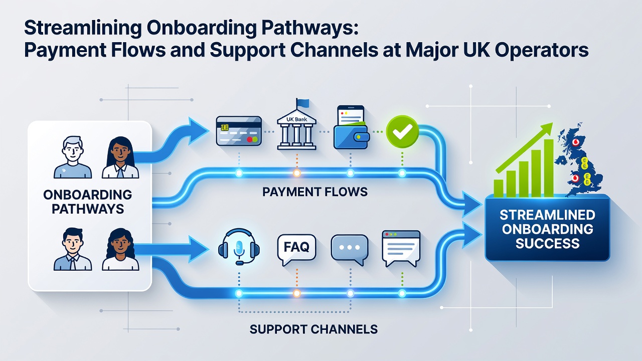 Diagram of integrated support channels including chat, email and phone options within payment confirmation screens