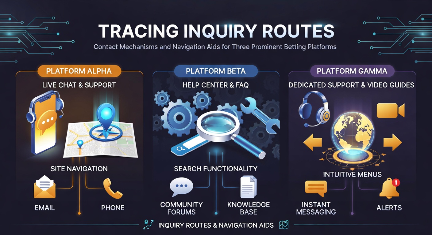 Overview of contact mechanisms for betting platforms